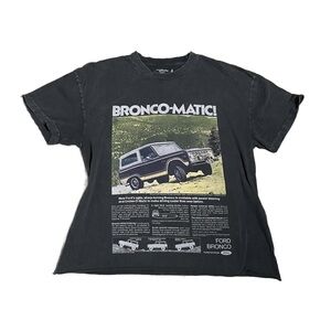 Abercrombie & Fitch Vintage Inspired Ford Bronco Ad Graphic Tee (Size: XL)